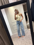 Joy top - Geel