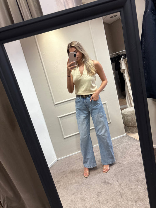 Joy top - Geel