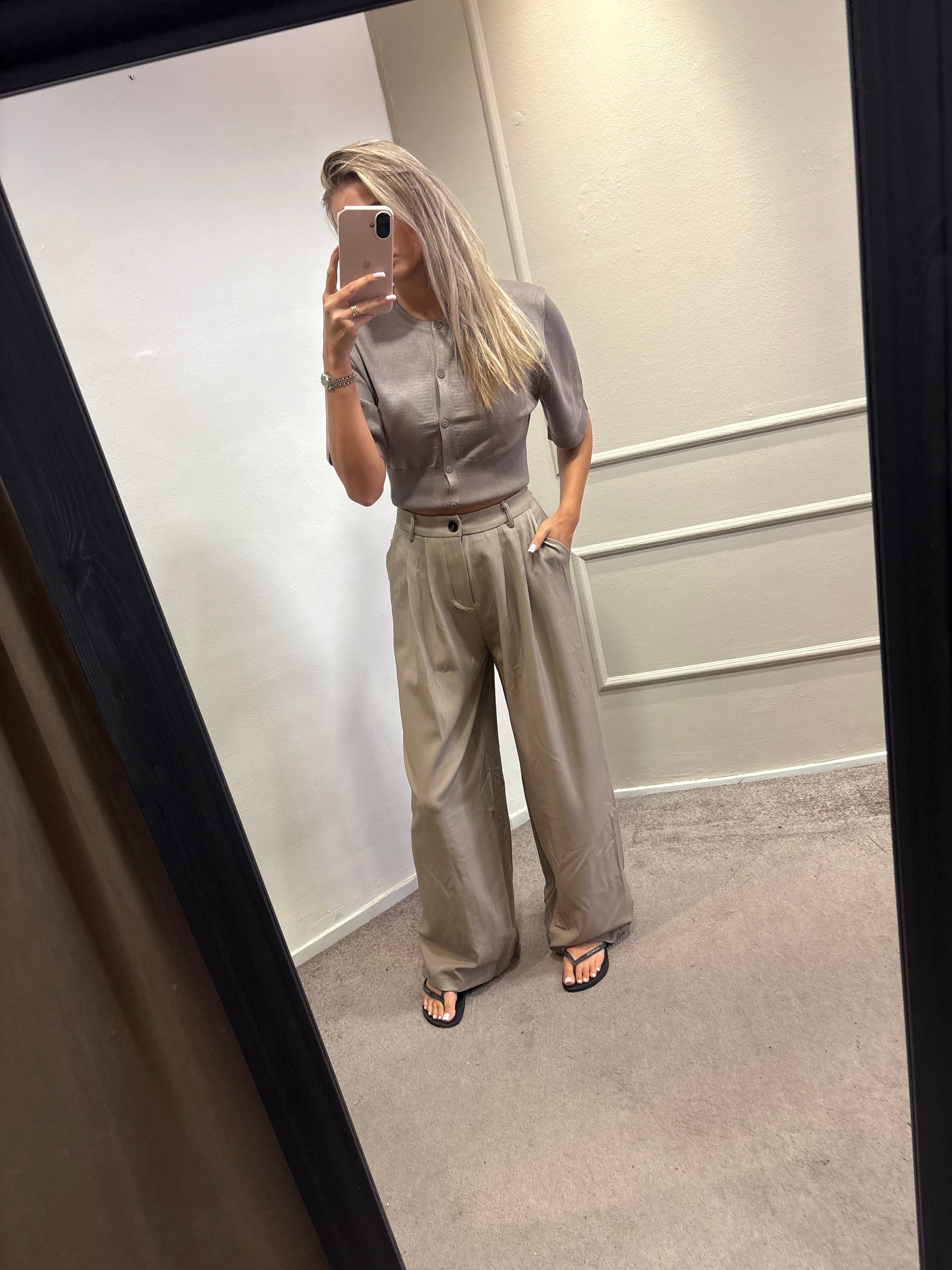 Shania top - Taupe