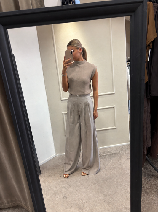 Meike top - Taupe