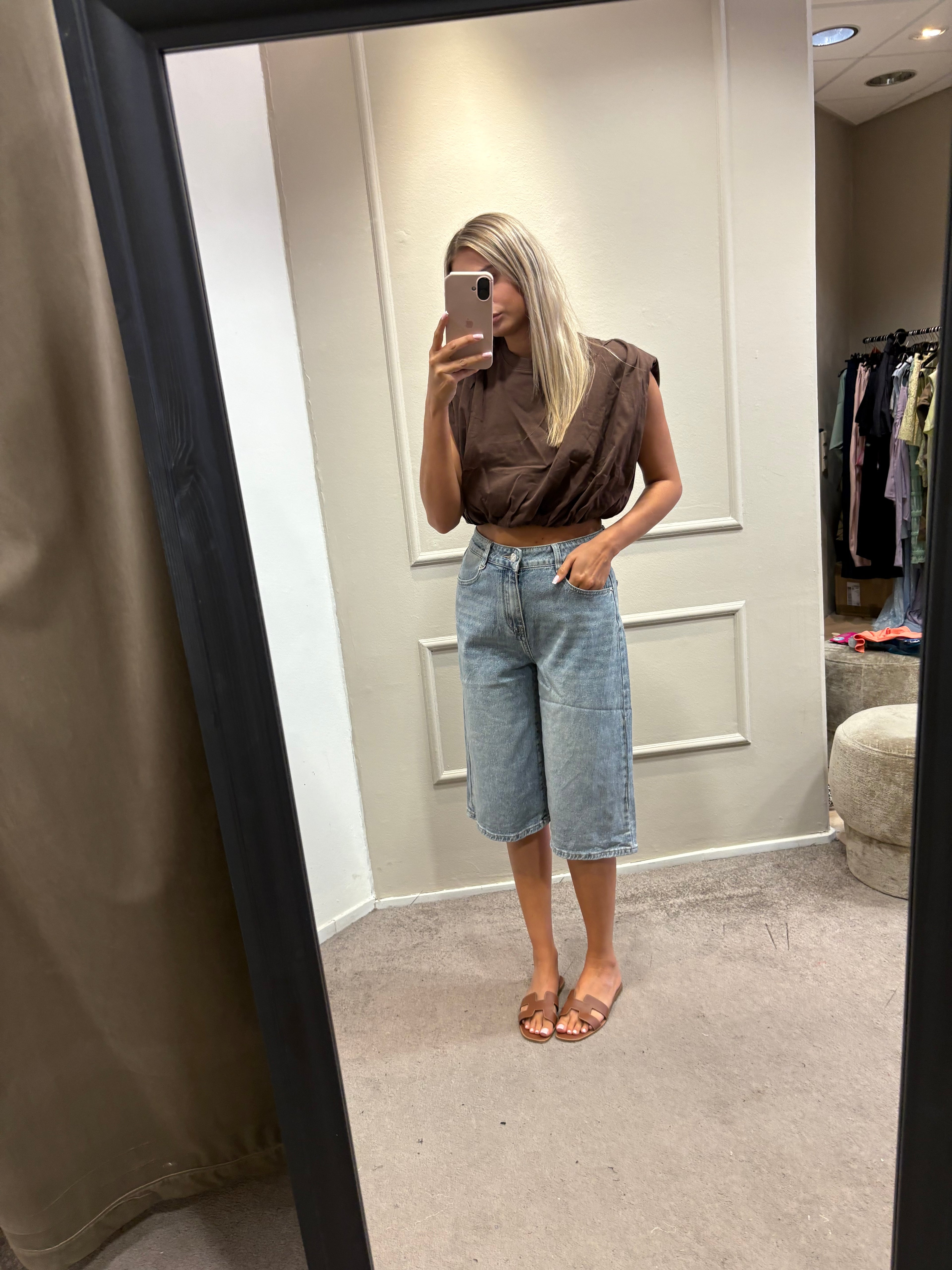 Basic shirt - Bruin