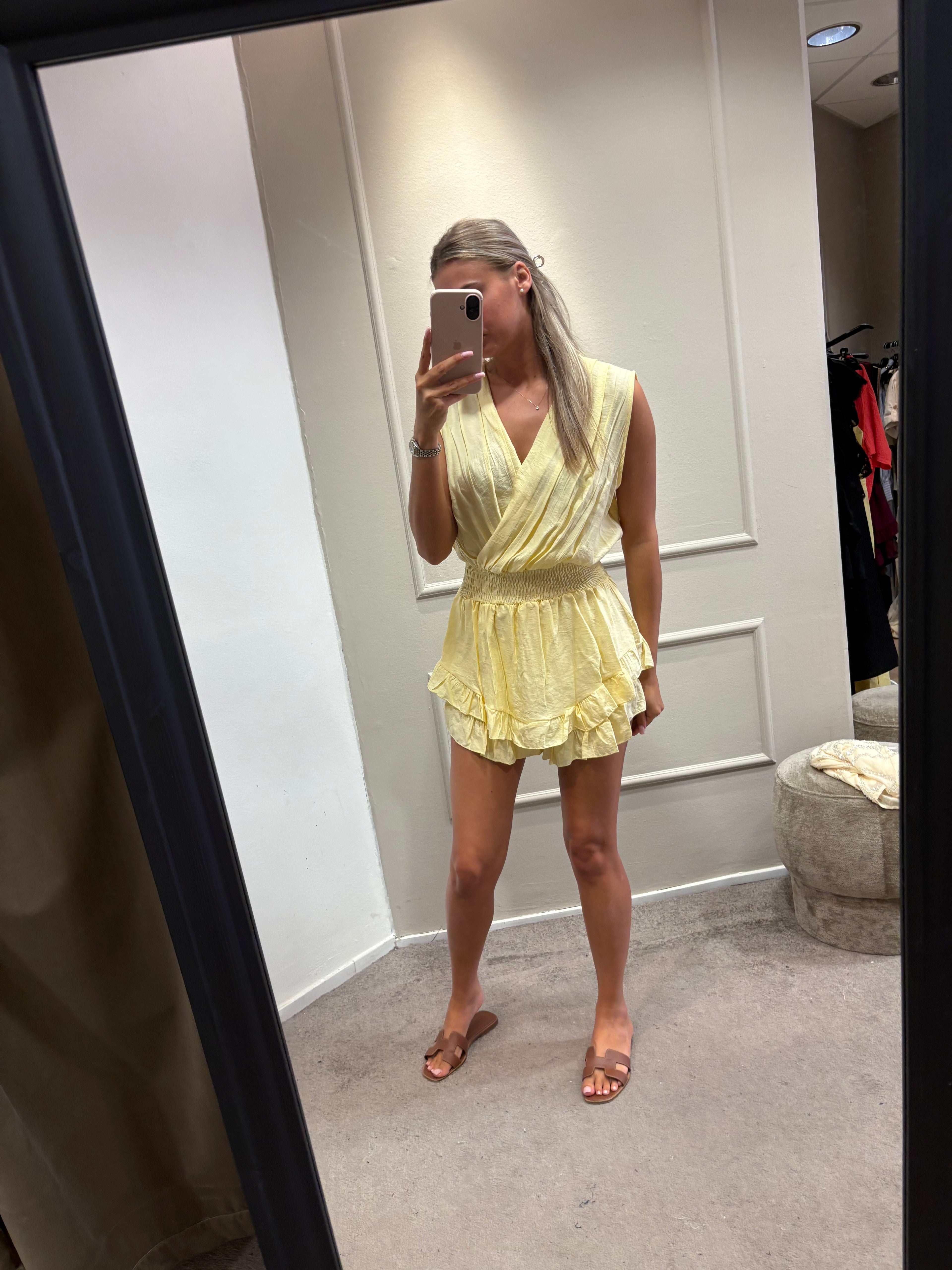 Summer playsuit - Geel