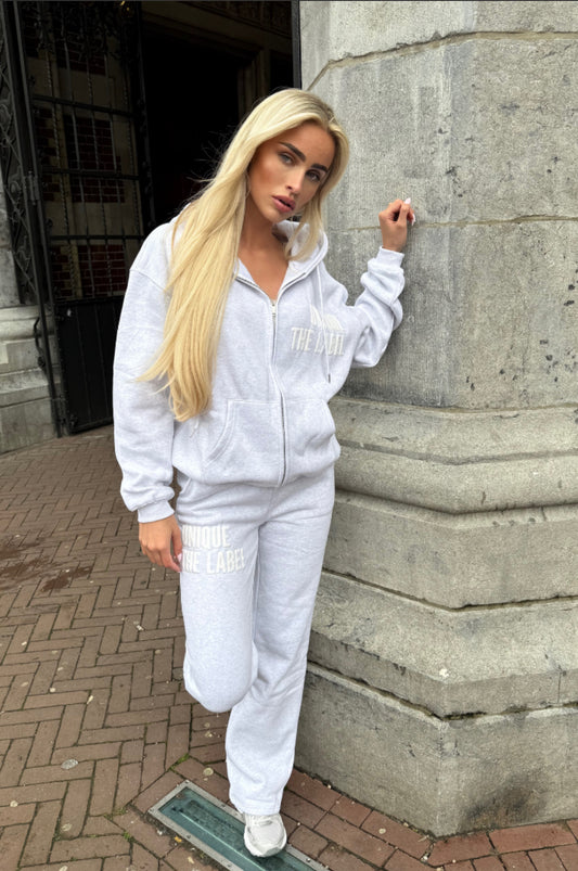 Unique The Label JOLEEN JOGGER - LIGHT GREY