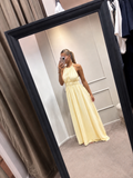 Summer dress long - Geel